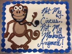 Birthday Cake 138 - Monkey Business