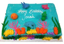 under the sea birthday cake