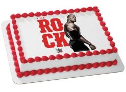 Kids and Character Cake-WWE The Rock-7177