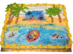 Kids and Character Cake 4 - Minion Beach