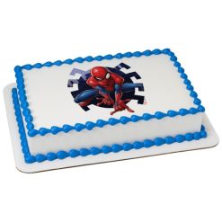 Kids and Character Cake-Marvel's Spider-Man Web PhotoCake Edible Image #27305