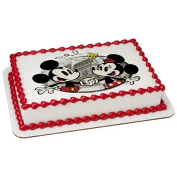 mickey and minnie mouse cake