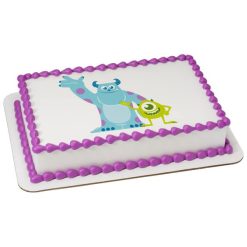 Kids and Character Cakes-Disney and Pixar's Monsters, Inc. Mike and Sulley PhotoCake Edible Image #23495