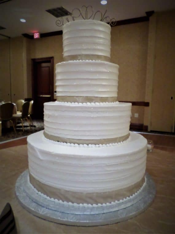 4 tier cake