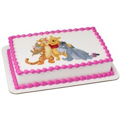 Kids and Character Cakes-Winnie the Pooh and Friends PhotoCake Edible Image #25086