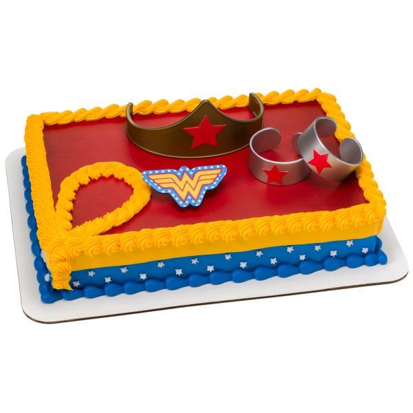 Kids & Character Cake - Wonder Woman Strength & Power DecoSet #7222