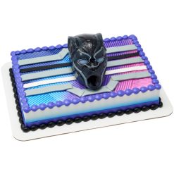 Kids and Character Cake - MARVEL Avengers Black Panther Warrior King DecoSet #47197