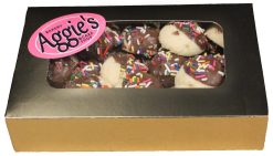 Milk Chocolate Dipped Sugar Cookies, 1 Pound Box