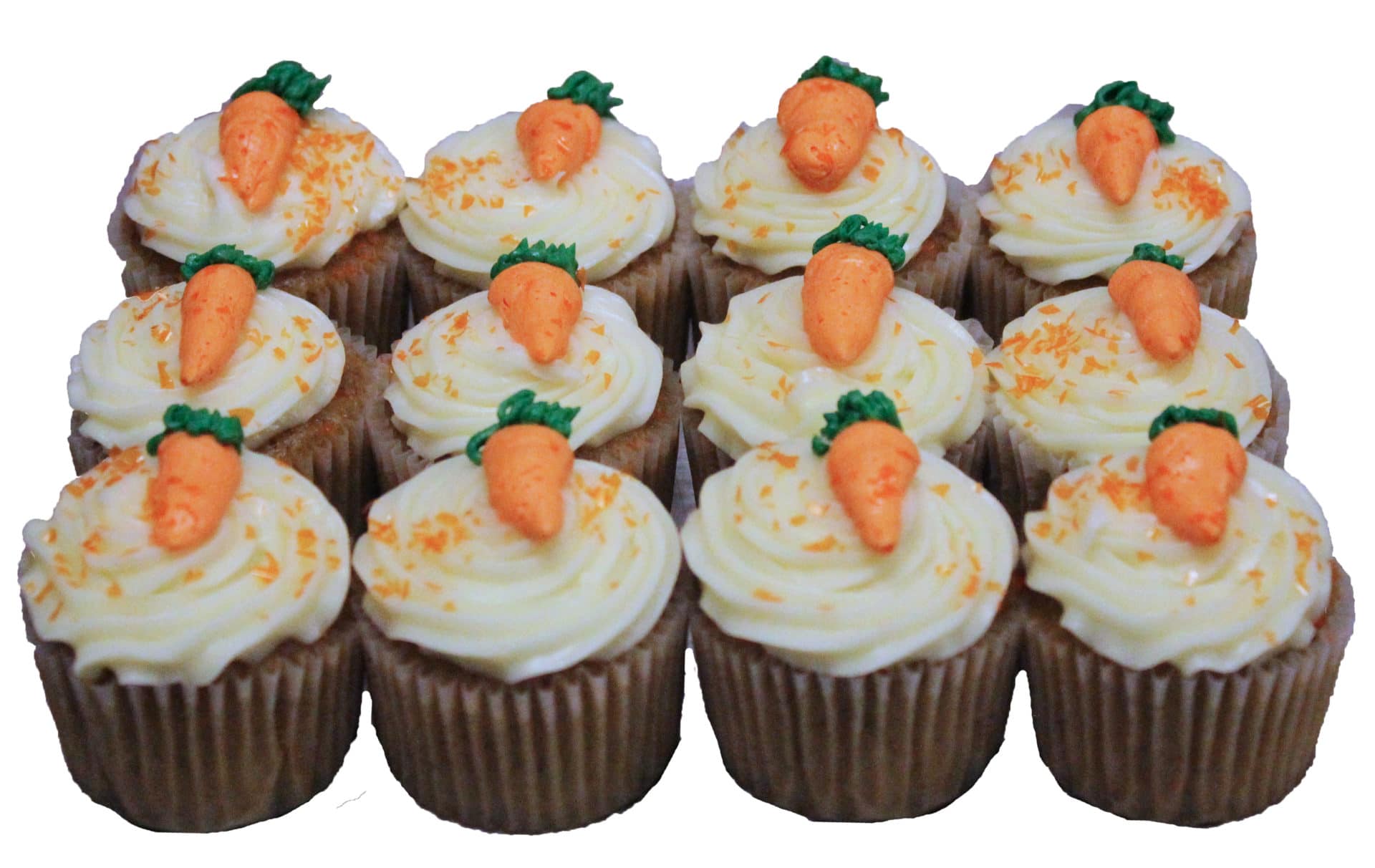 Hangen Bekritiseren Lagere school Mini Carrot Cake Cupcake- Dozen - Aggie's Bakery & Cake Shop