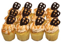 Mini Salted Caramel Cupcake- Dozen